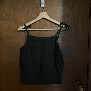 Bees & Bones tie strap linen top size S